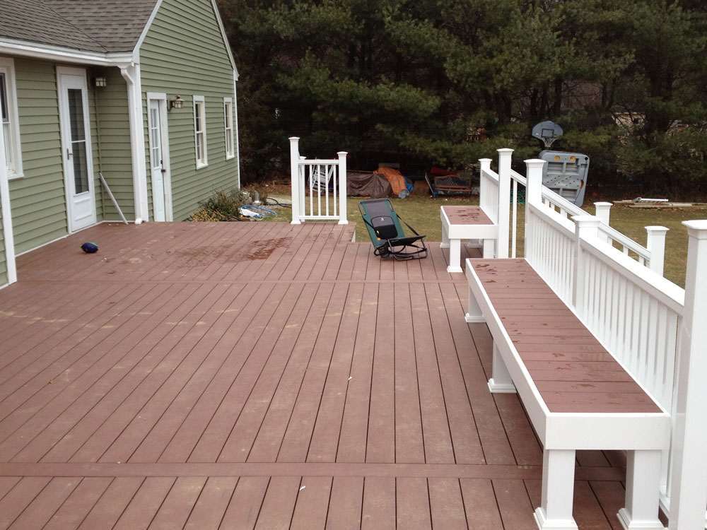 Trex Deck Building Progress and Sneak Peek - This deck 